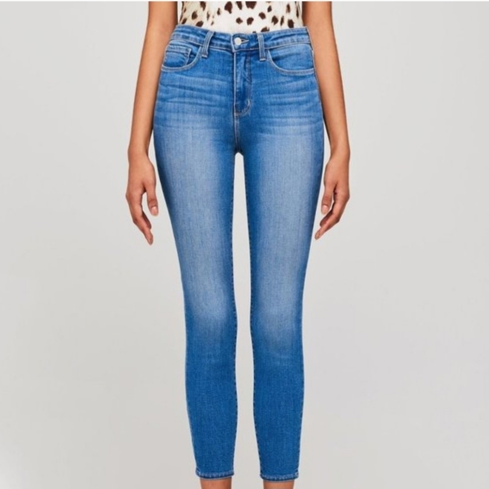 L'Agence Margot Skinny Jeans In Camden Wash